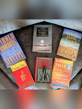 Mixed Paperback & Hardcover Book Set with Bright Covers